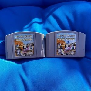 Nintendo 64 Star Wars Racer Episode 1 Rated Everyone Rare Vintage Two Included